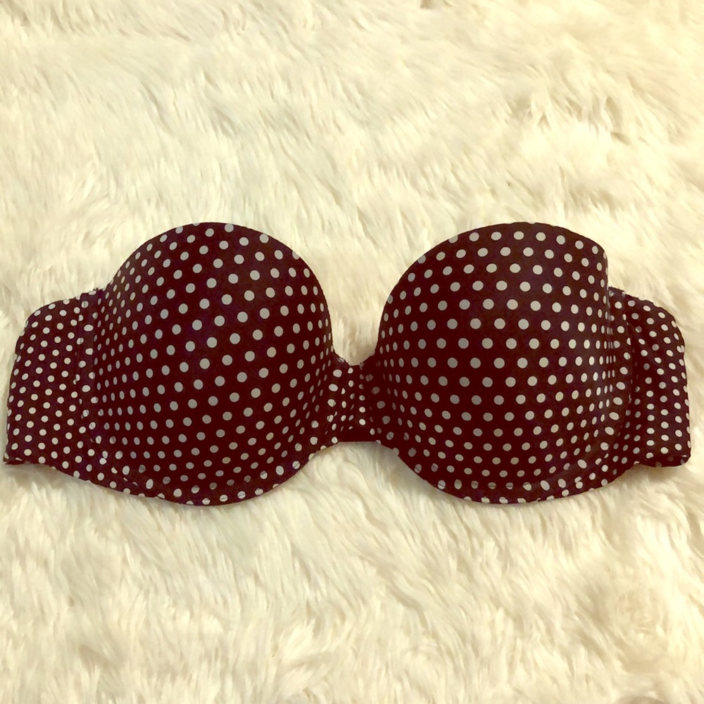 3/$20 Victoria’sSecret Polka Dot Strapless Bra 36B